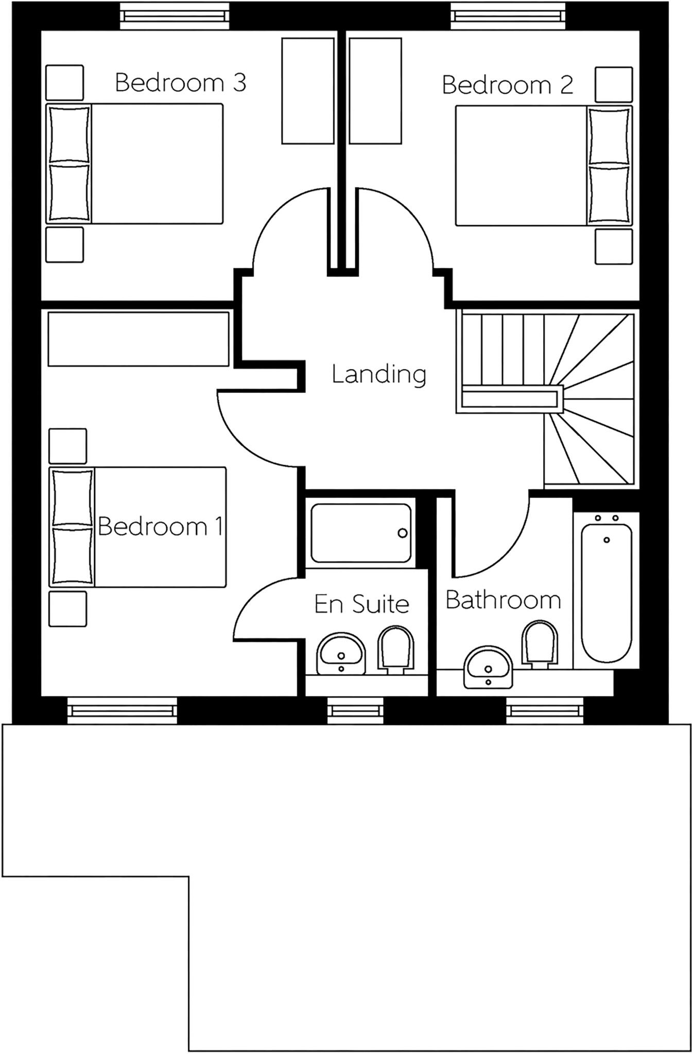 St Oswald's Place
Golborne Road
Winwick
Cheshire
WA2 8BY floorplan