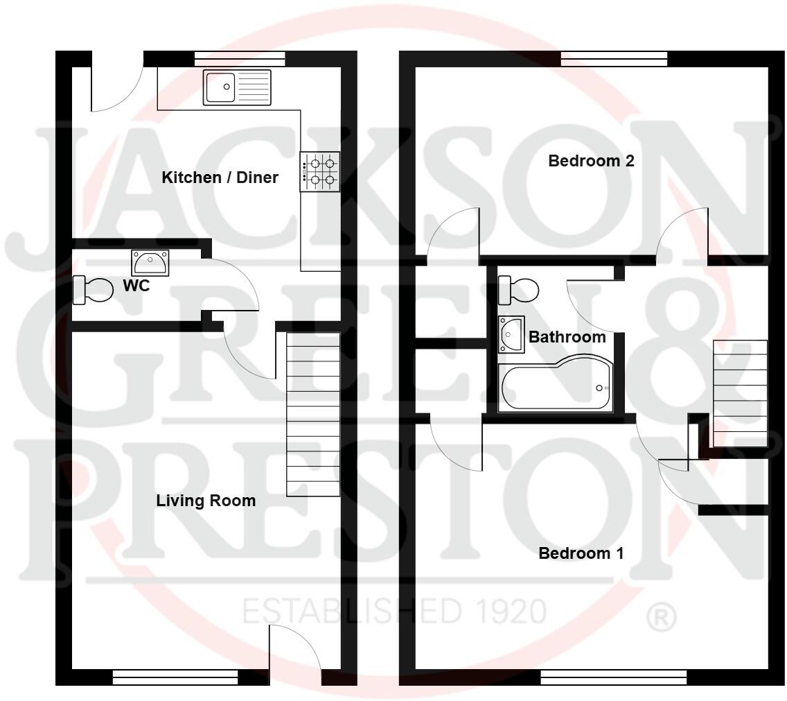 Trondheim Close, New Waltham, Grimsby, Lincolnshire, DN36 floorplan