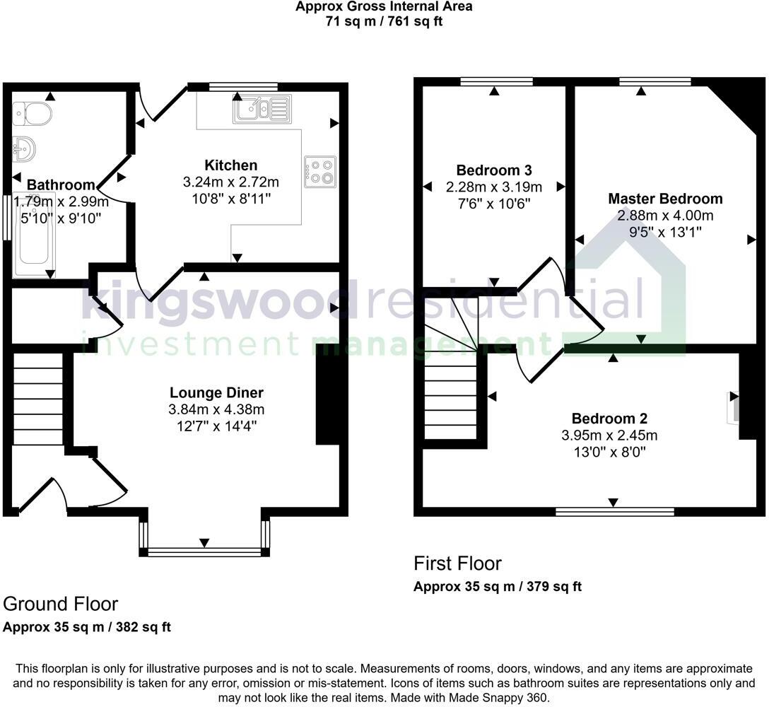 Hendon Rise, Nottingham, NG3 3AN floorplan
