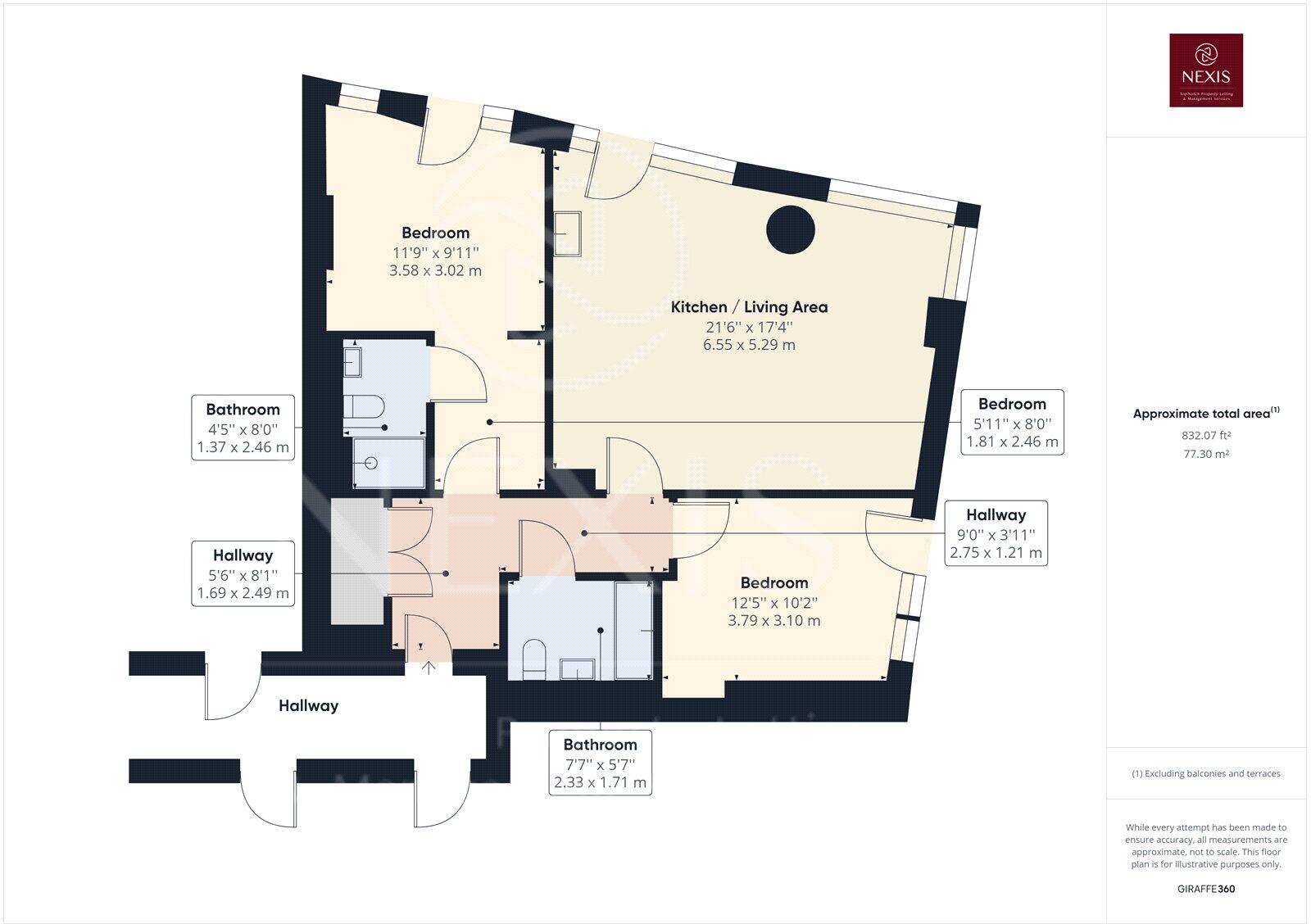 15 Silvercroft Street, Manchester, Justin, M15 floorplan