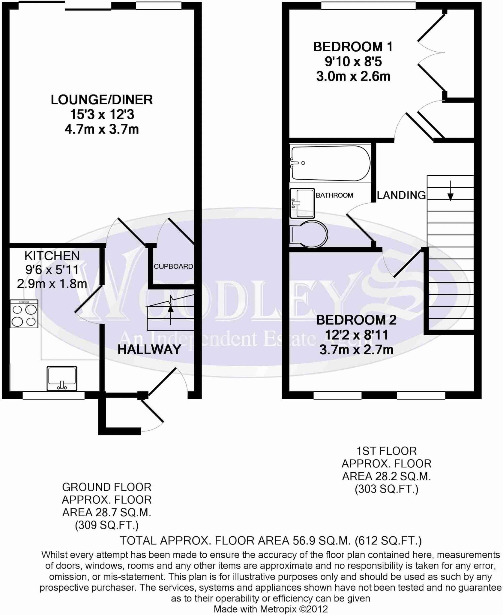 Coniston Close, Woodley, Reading, Berkshire, RG5 floorplan
