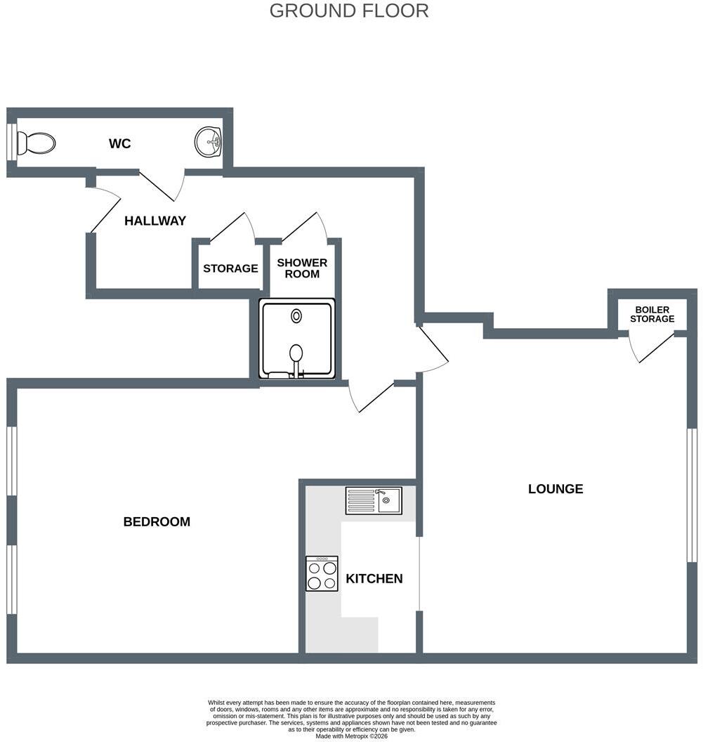 Ulalia Road, Newquay floorplan