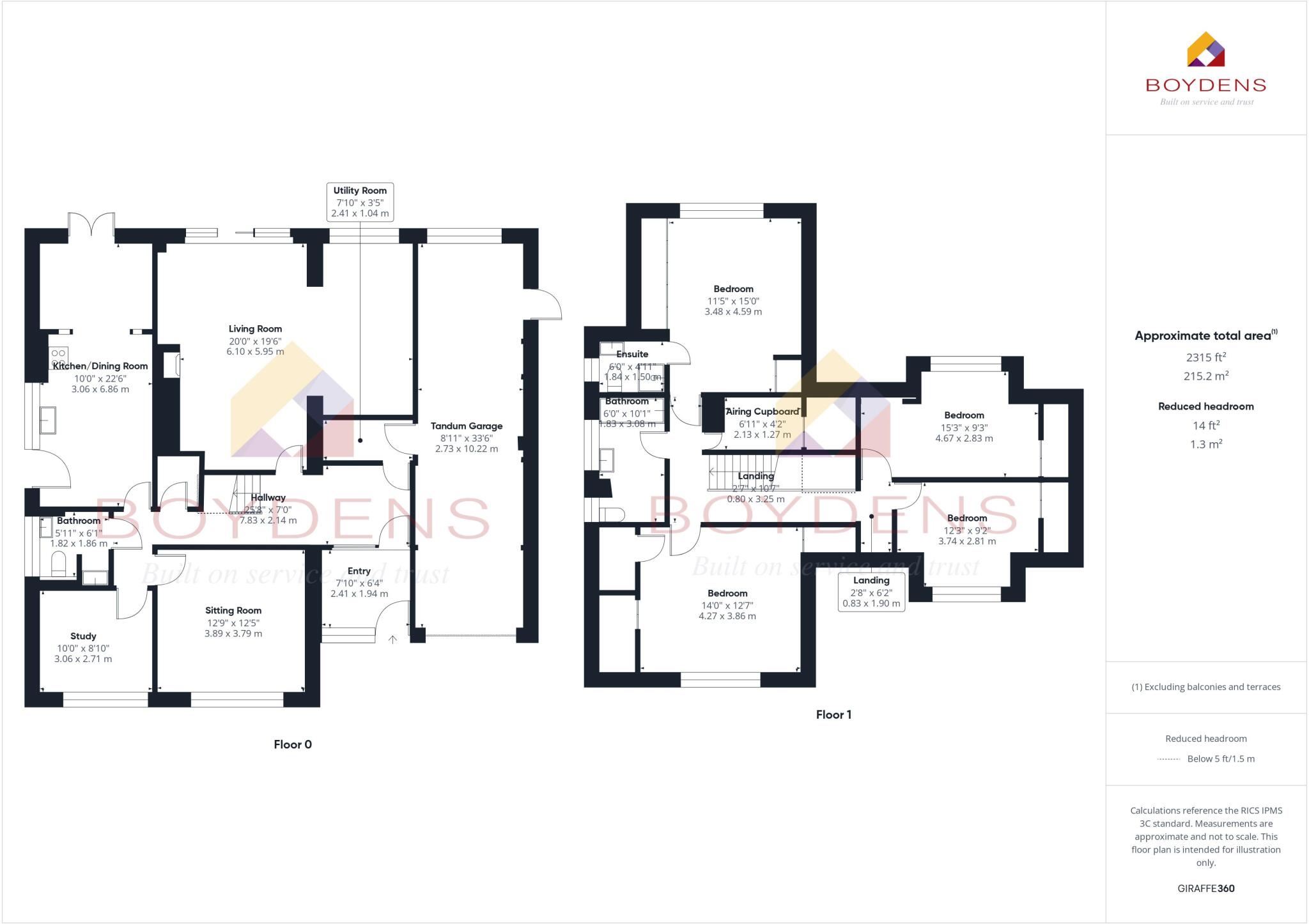 Marlowe Way, Poets Corner, Colchester floorplan