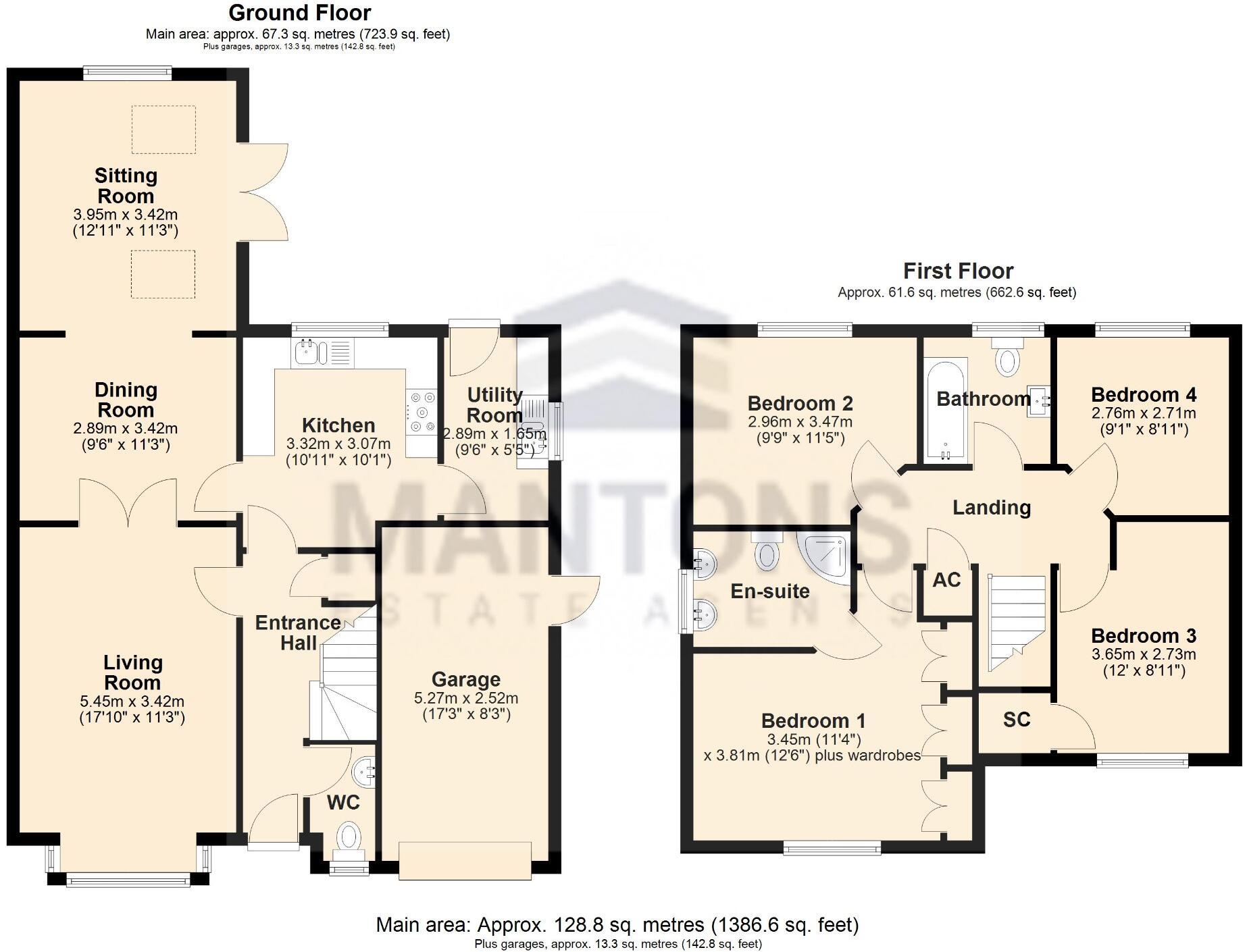 Grange Road, Barton Le Clay, Bedfordshire, MK45 4RE floorplan