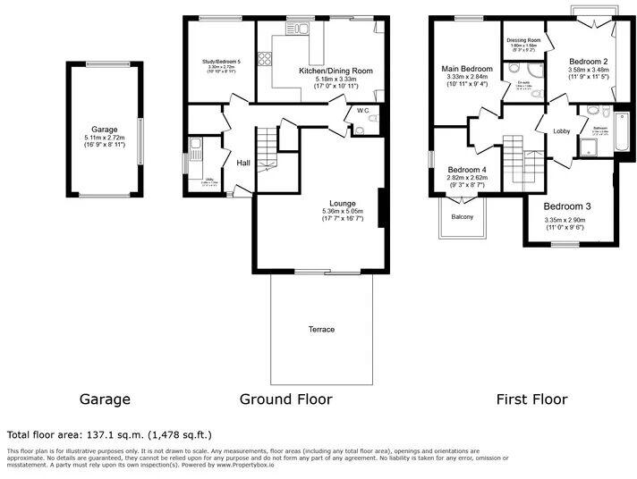 Manor Road, Abbotskerswell, NEWTON ABBOT, Devon.  floorplan