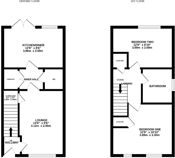 Sunstone Mews, Bishops Cleeve, Cheltenham, GL52 floorplan