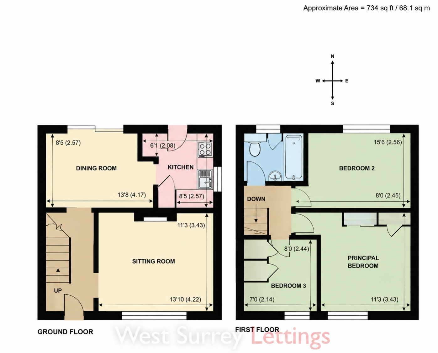 Elveden Close, Pyrford GU22 8XA floorplan