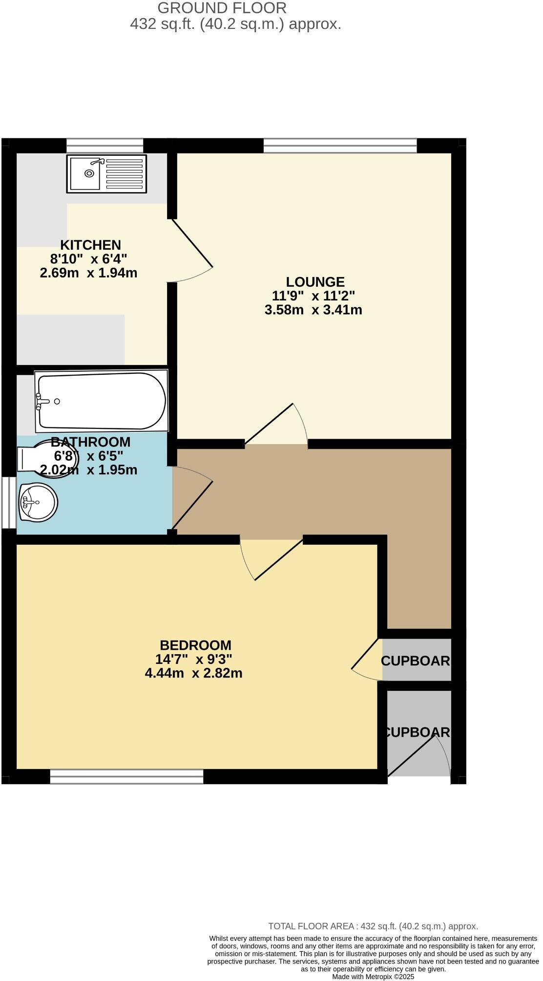 East Meon Road, Clanfield floorplan