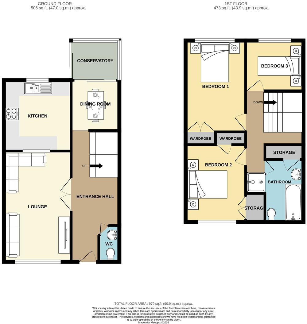 Helmores, Laindon, SS15 floorplan
