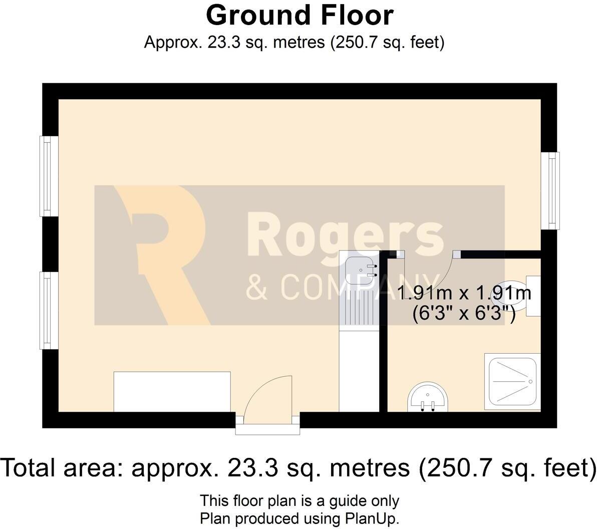 The Butts, Frome floorplan