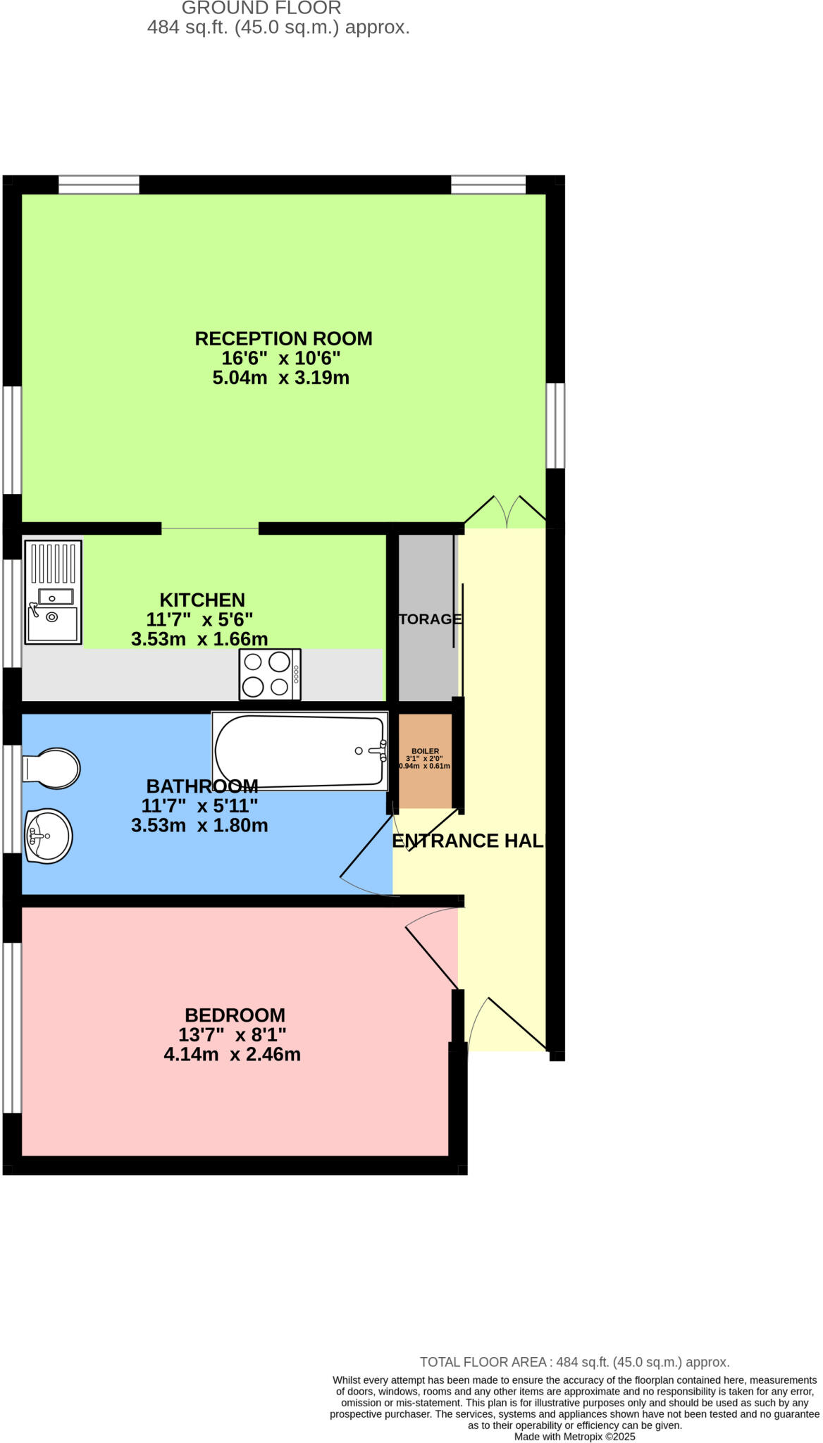 Lingfield Close, Enfield, Middlesex, EN1 floorplan
