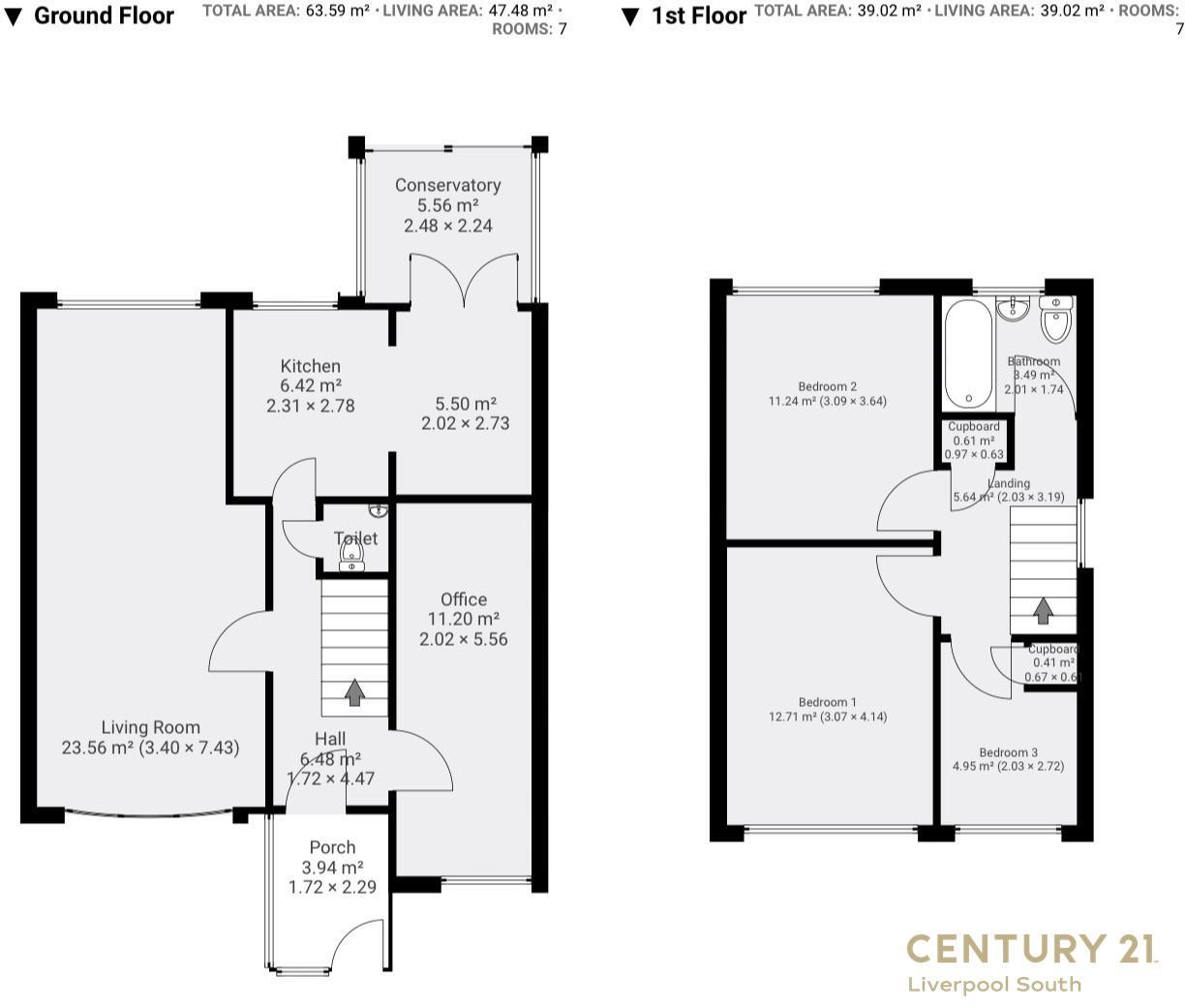19 Budworth Drive Liverpool L25 9SE floorplan