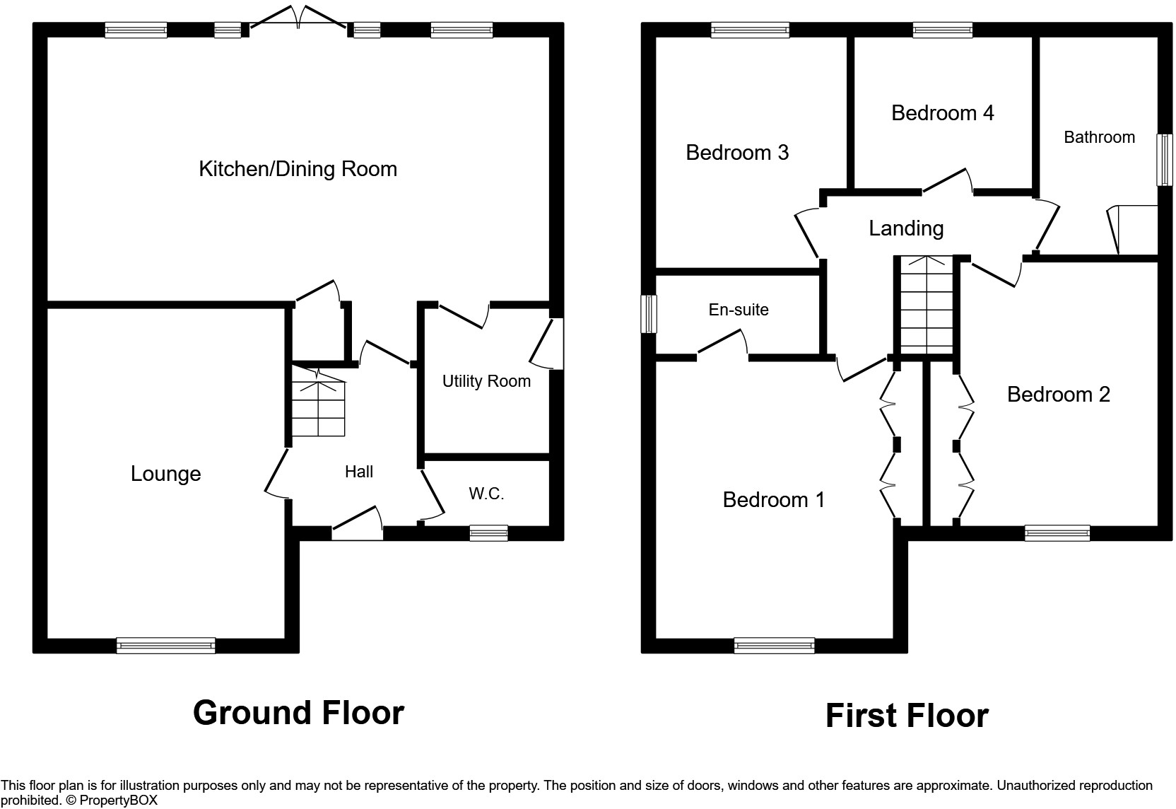 Primrose Walk, Trelewis, Treharris floorplan