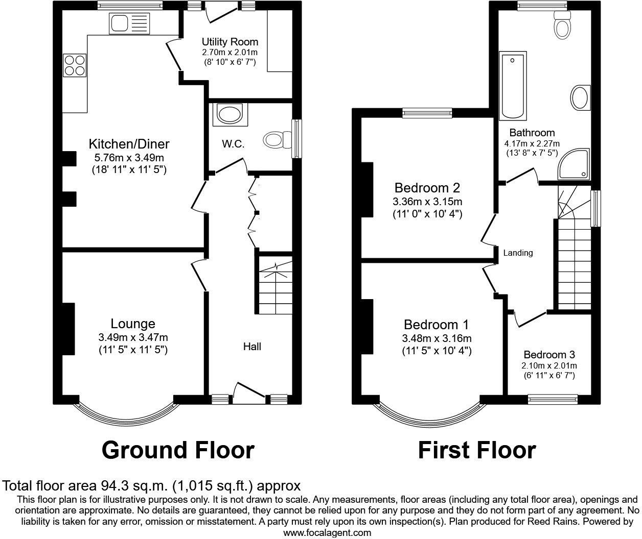Middleton Road, Leeds, West Yorkshire, LS10 floorplan