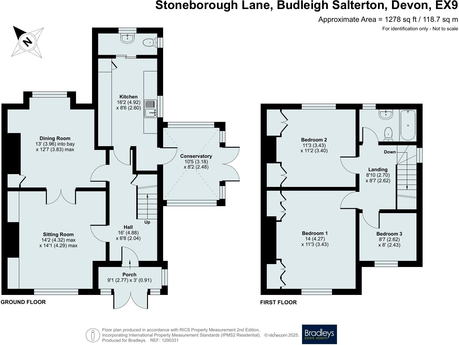 Stoneborough Lane, Budleigh Salterton, Devon floorplan