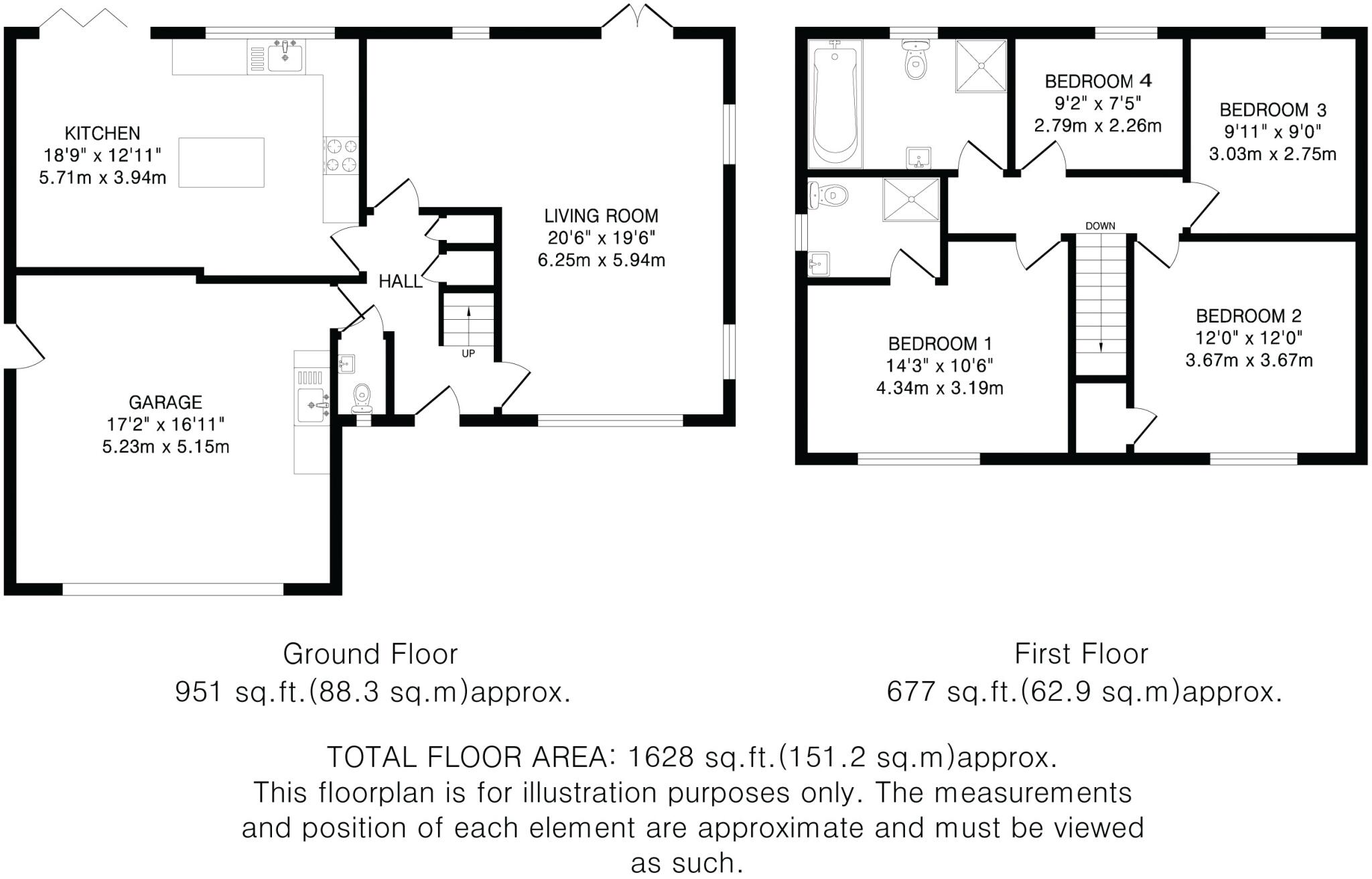 Cubitts Close, Digswell Welwyn, Hertfordshire, AL6 floorplan