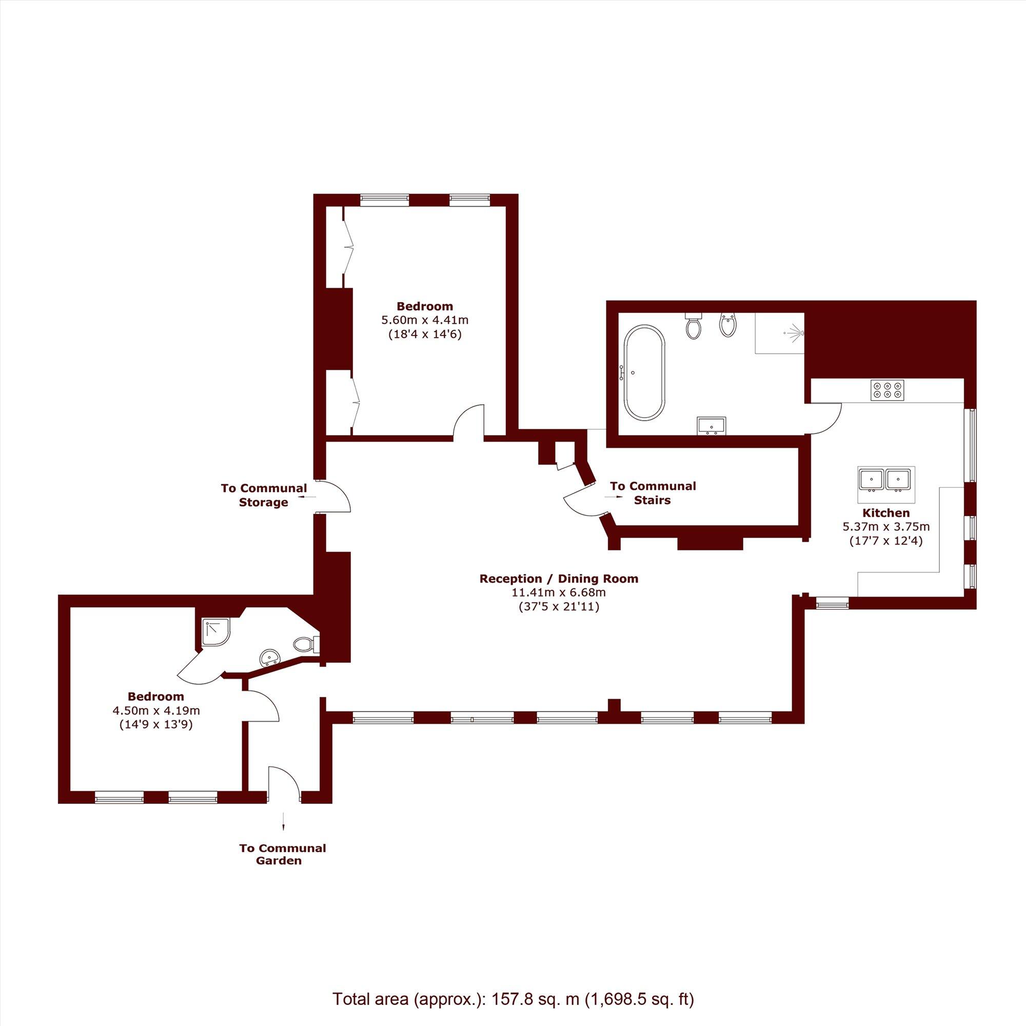West Grove, Greenwich floorplan