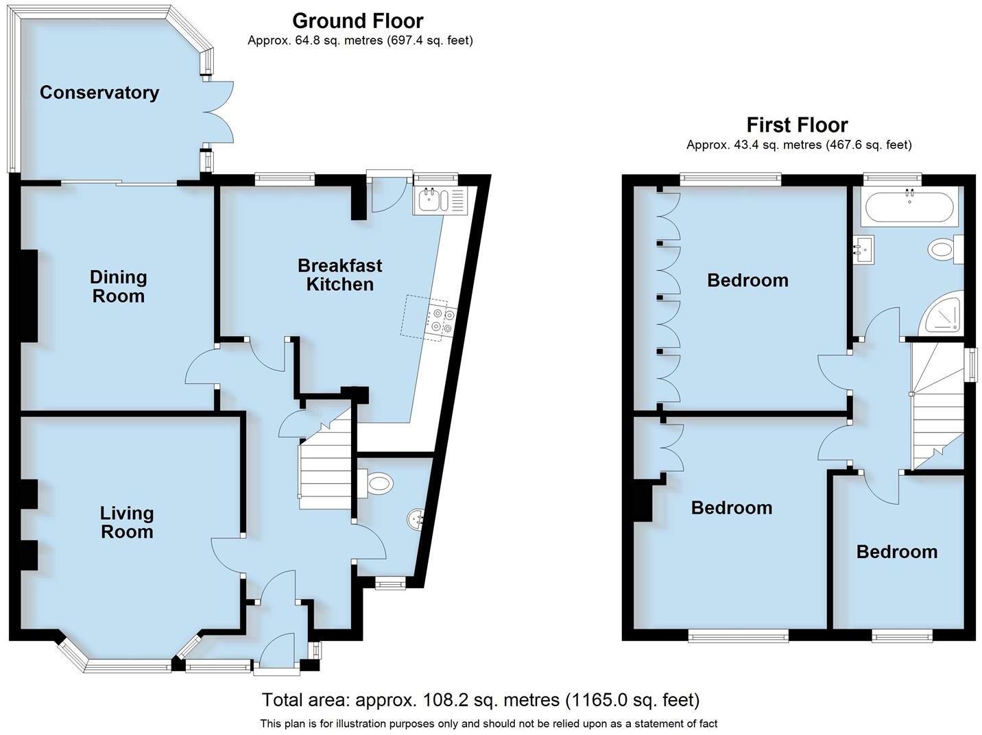 Burns Road, Leamington Spa floorplan