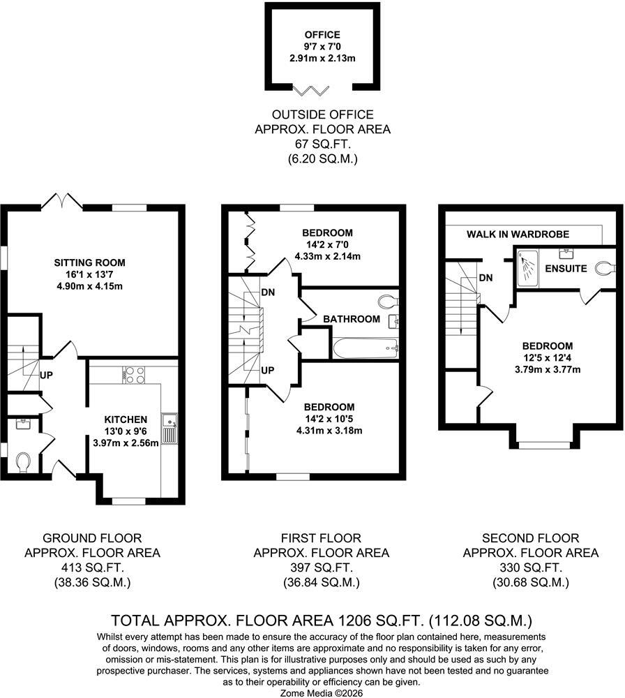 Edington Way, Kings Hill, ME19 4SW floorplan