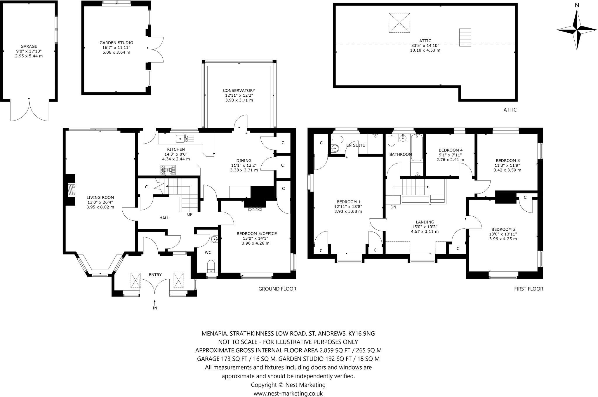 Strathkinness Low Road, St. Andrews floorplan