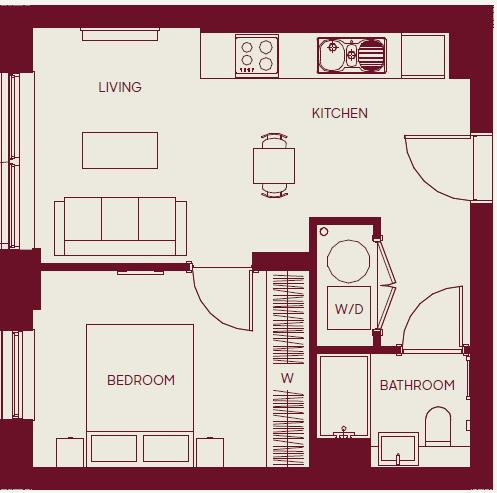 Plot 82, Claxton House, Stevenage floorplan