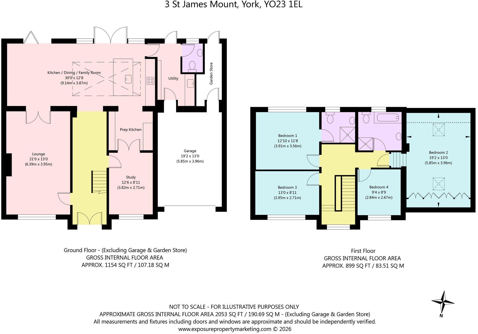 St. James Mount, York, YO23 floorplan
