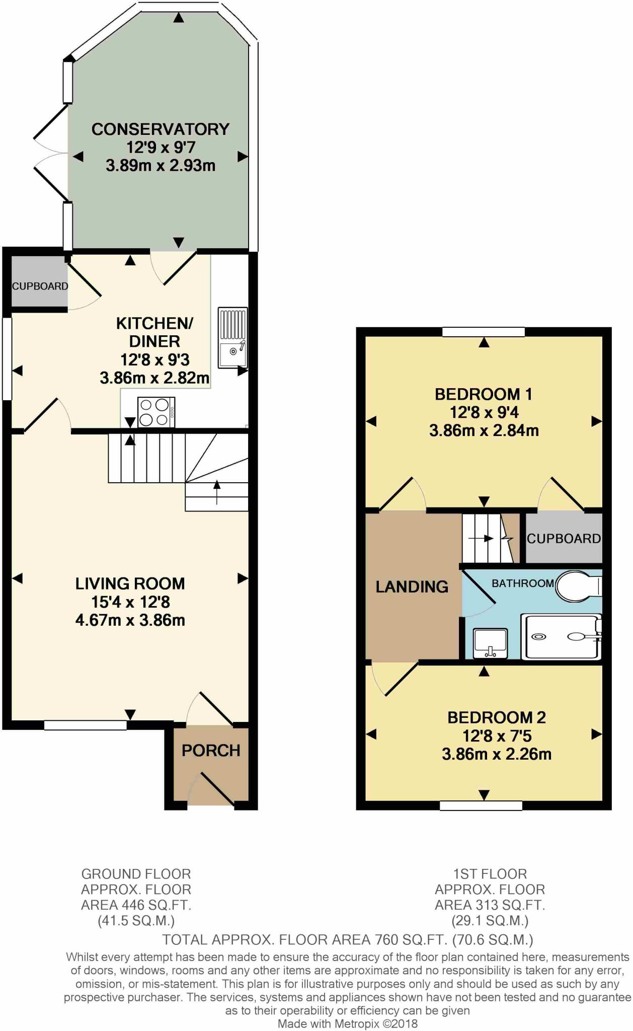 Phipps Close, Westbury floorplan