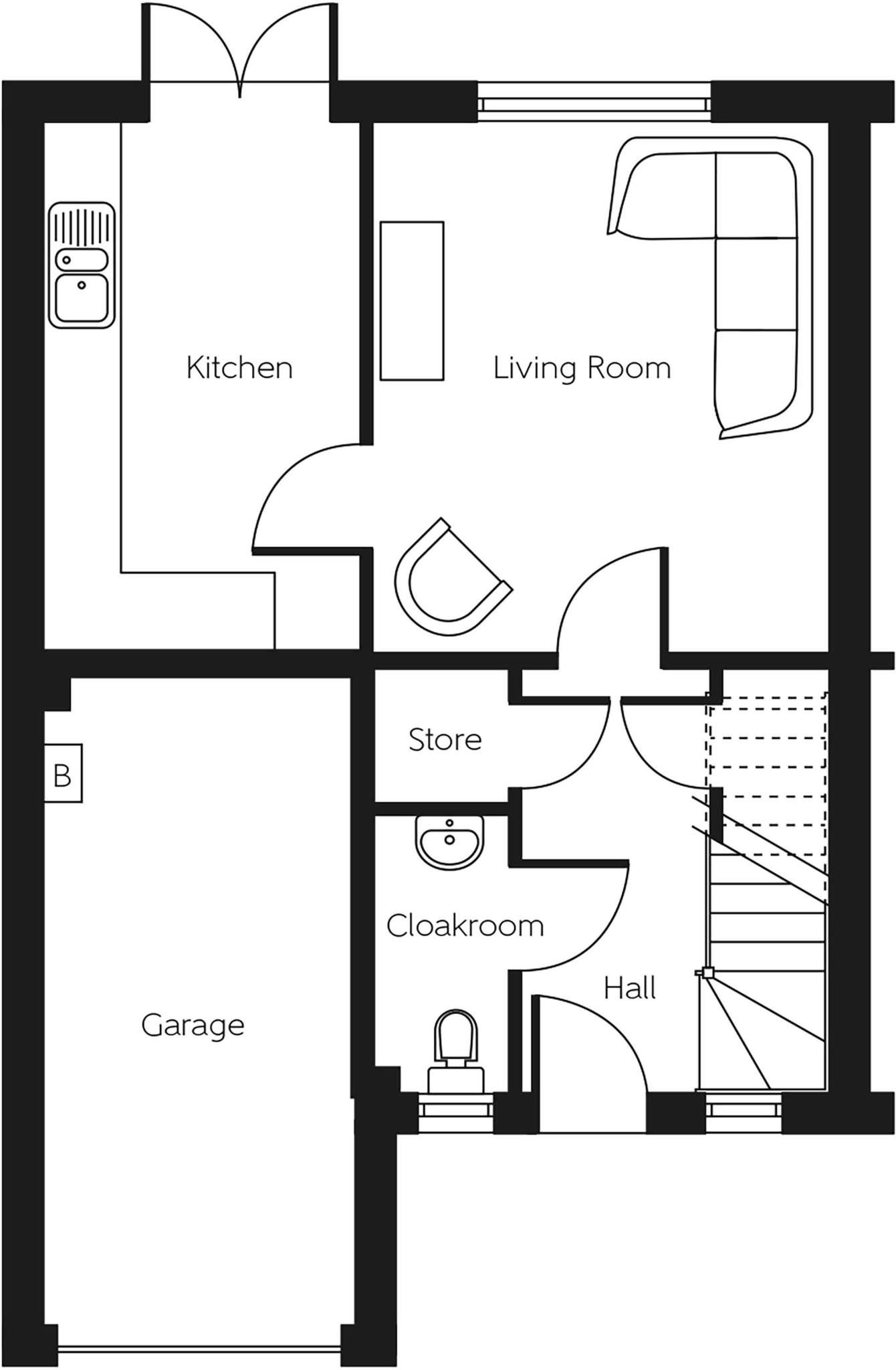 off Montgomerie Park Drive, 
Irvine,
Ayrshire
KA11 2FY floorplan