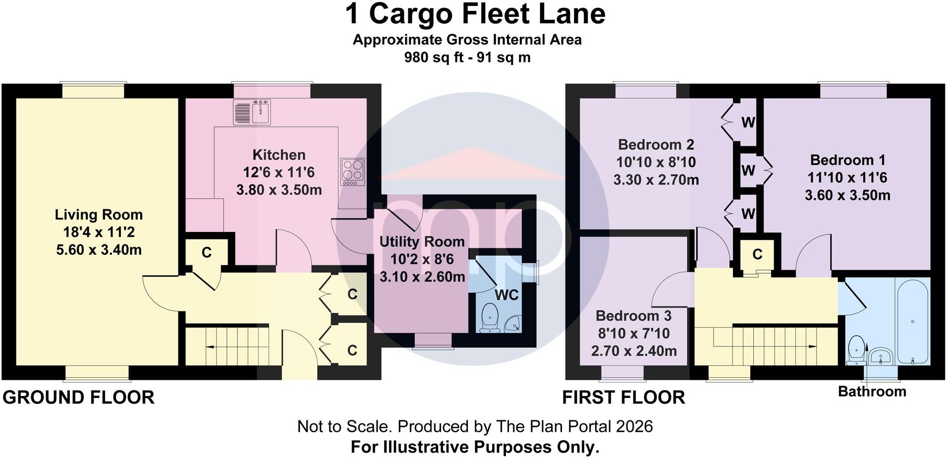 Cargo Fleet Lane, Ormesby, TS3 floorplan