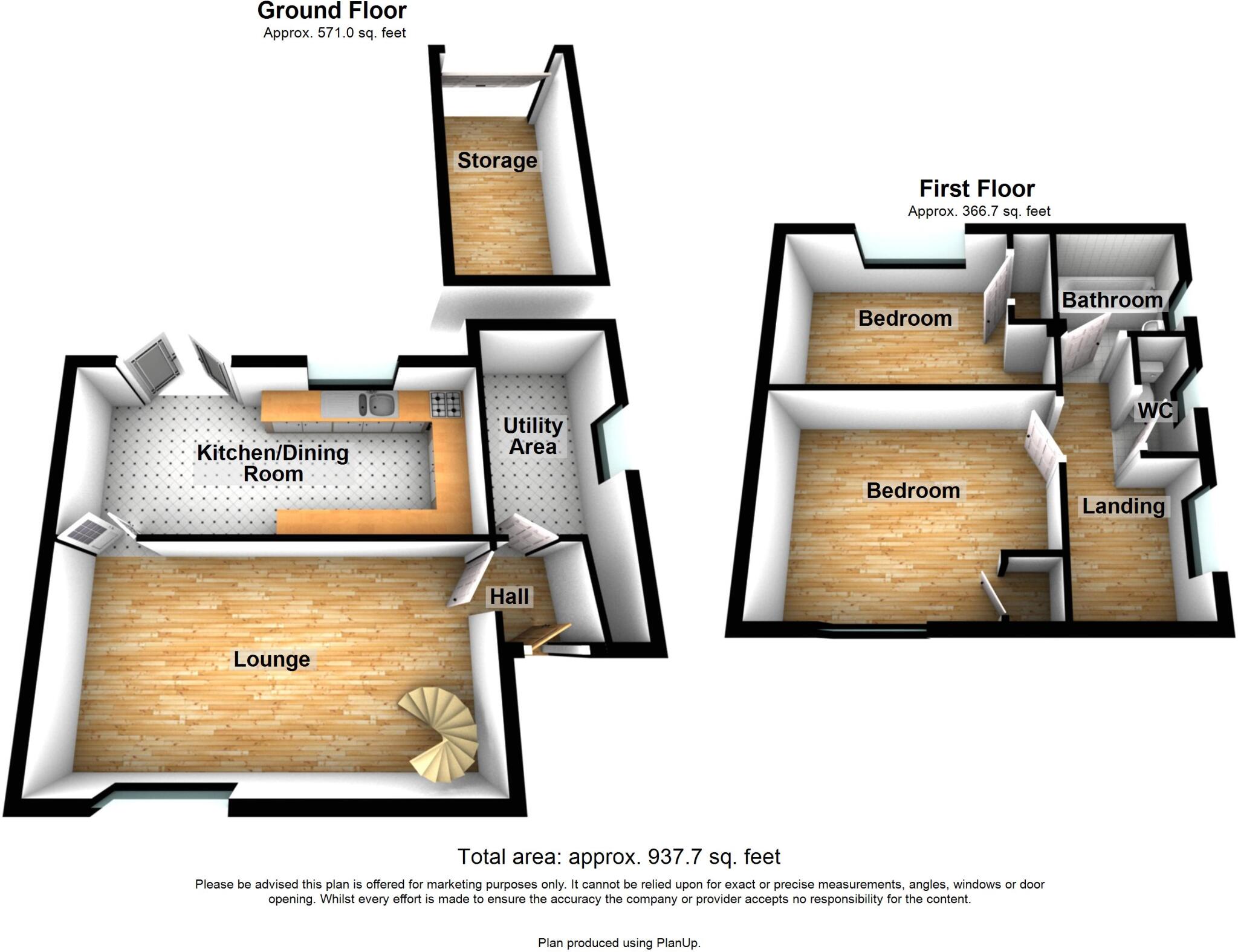 Yarrow Road, Walderslade, Kent, ME5 floorplan