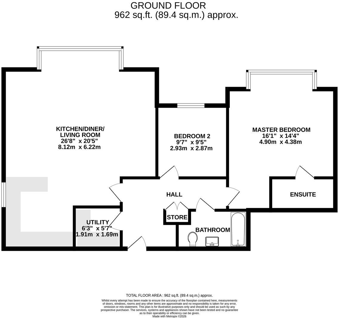14 Golf Links Road, Ferndown floorplan