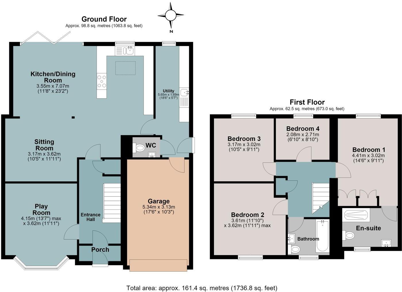5, Green Close, Kingsbridge floorplan