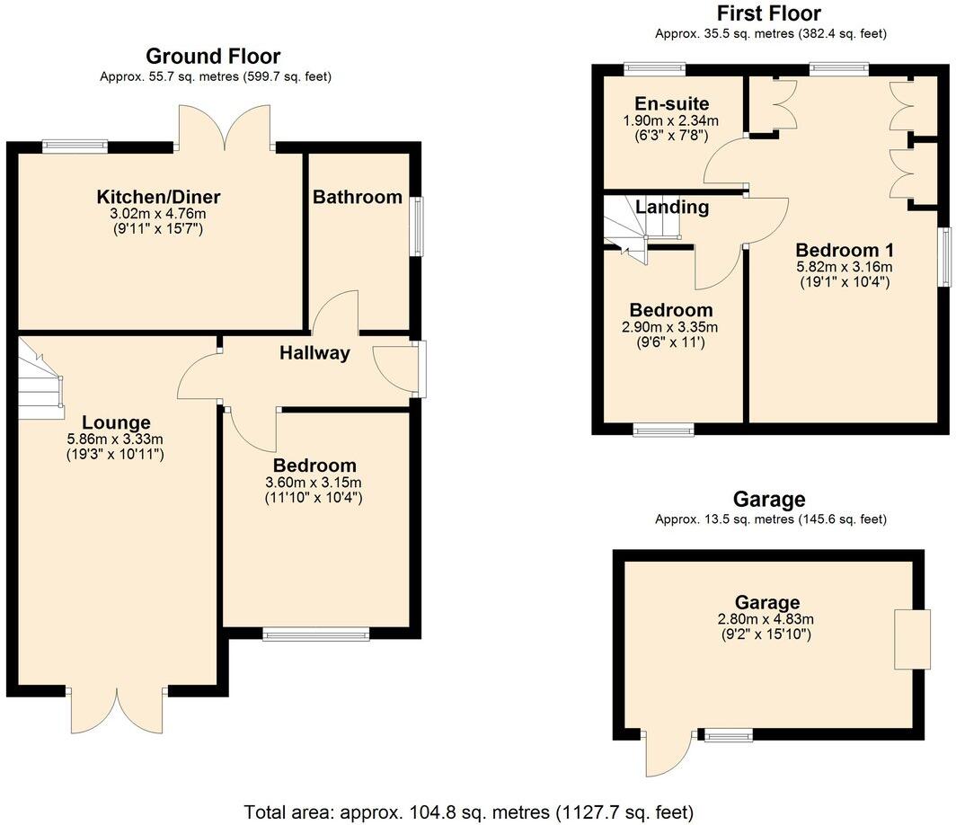 High Road, Halton, Lancaster, LA2 floorplan