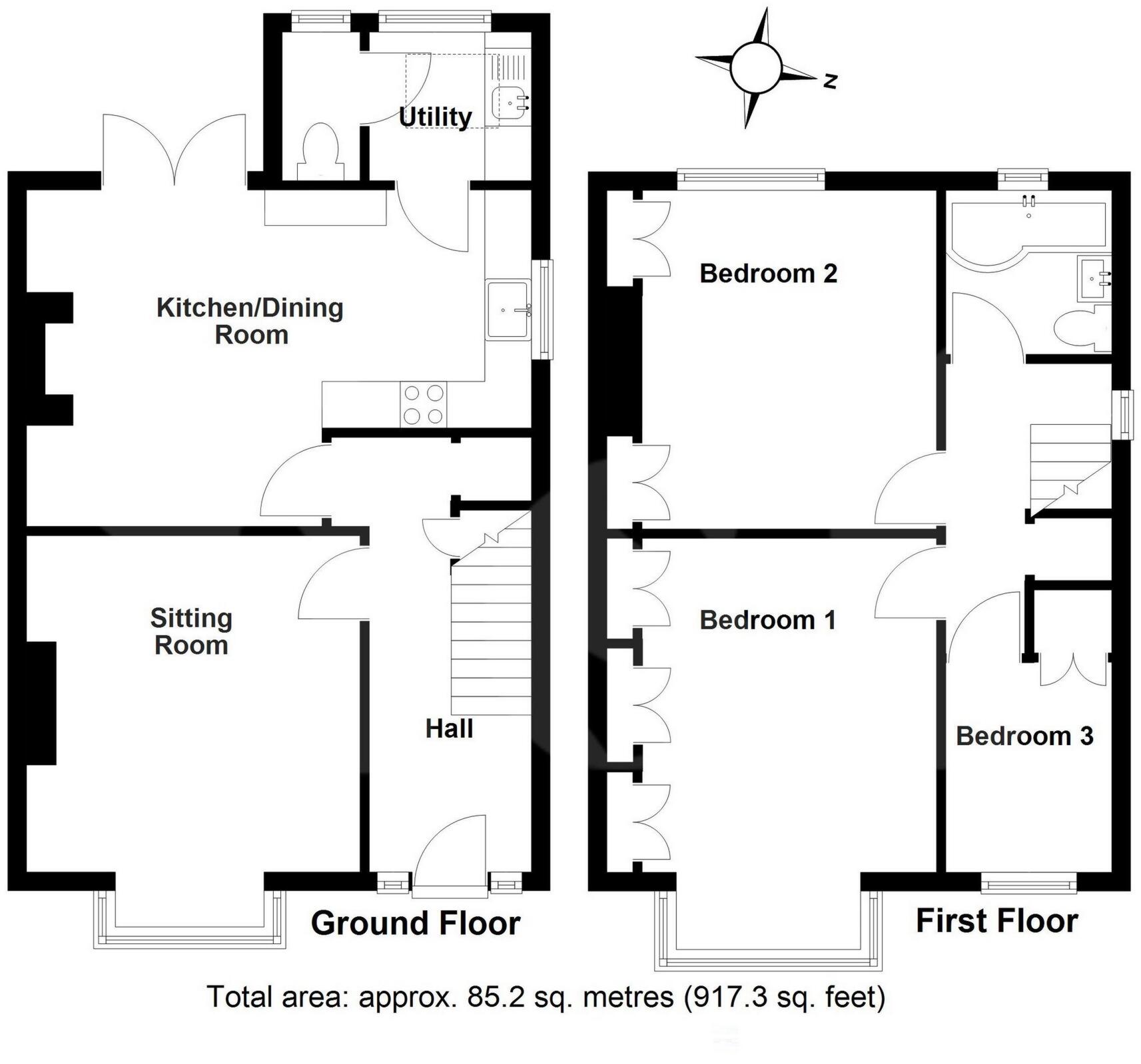 Cowick Hill, St Thomas, EX2 floorplan