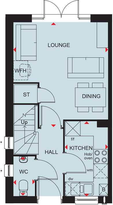 Baffin Way,
Brough,
East Riding of Yorkshire, HU15 1WP floorplan