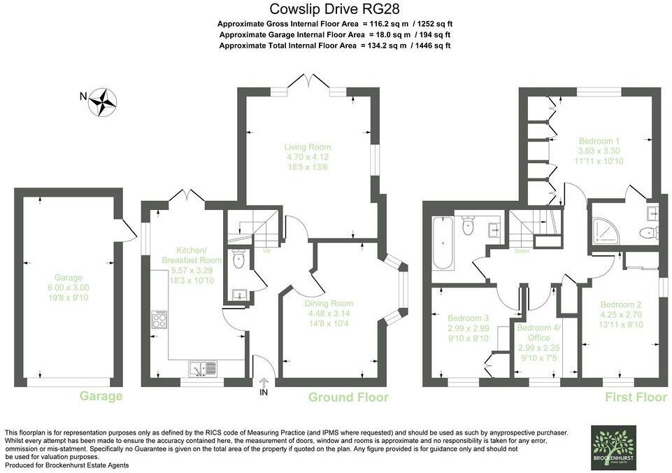 Cowslip Drive, Whitchurch, RG28 7FP floorplan