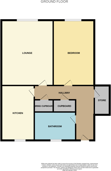 84 Spring Edge, Halifax, West Yorkshire HX1 3BD floorplan