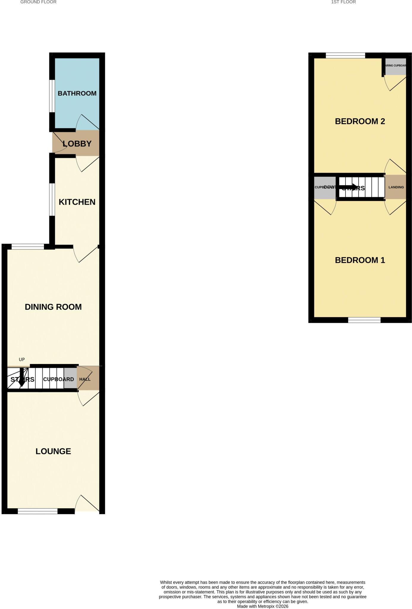 Ridley Street, Wescotes  floorplan