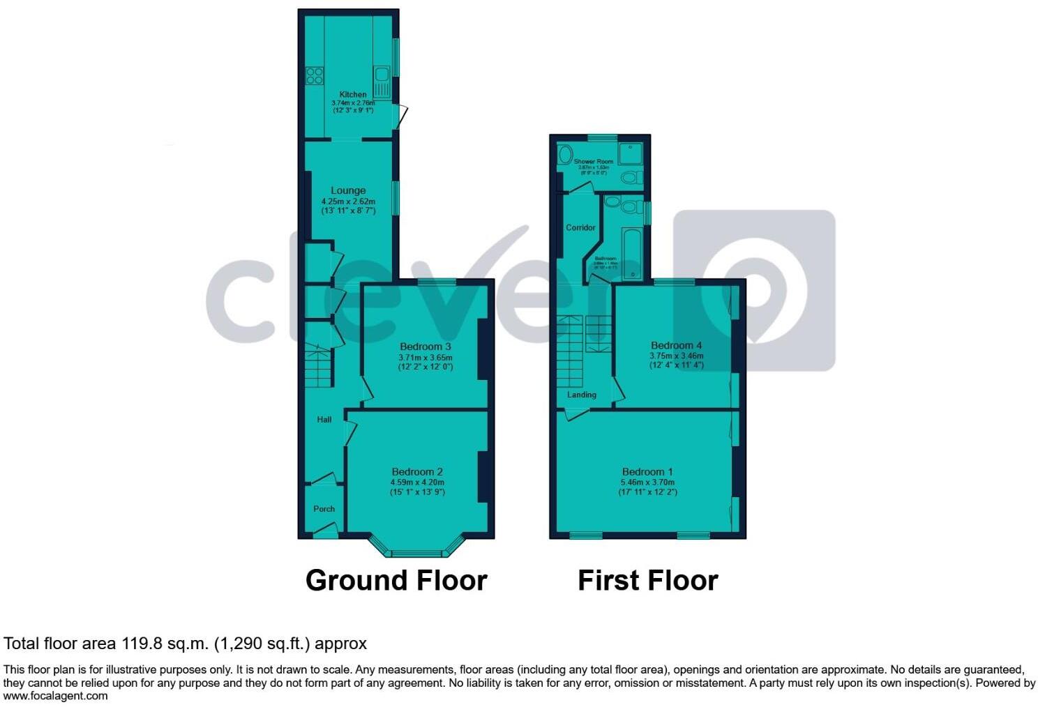 Greenbank Terrace, Greenbank, Plymouth floorplan
