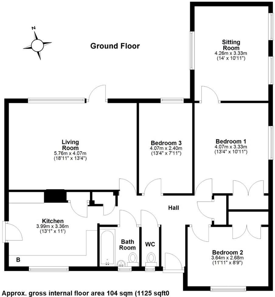 Trinity Close, Haslingfield, Cambridge floorplan