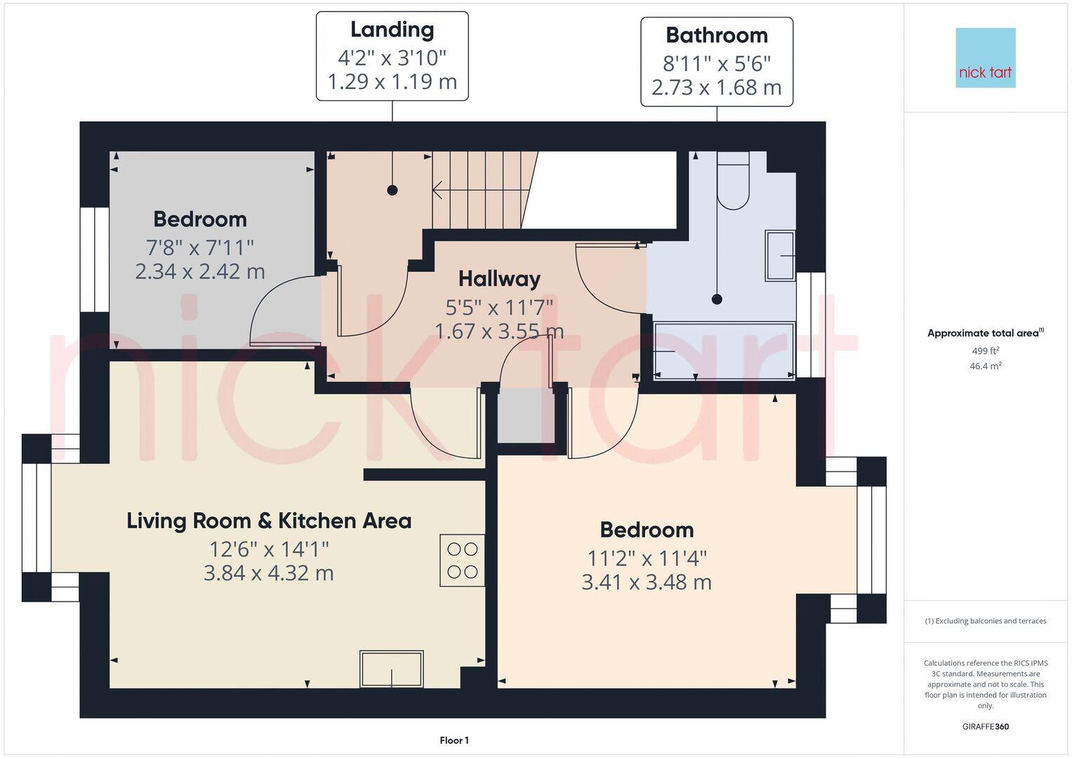 Alice Court, Alice Street, Bilston, WV14  floorplan