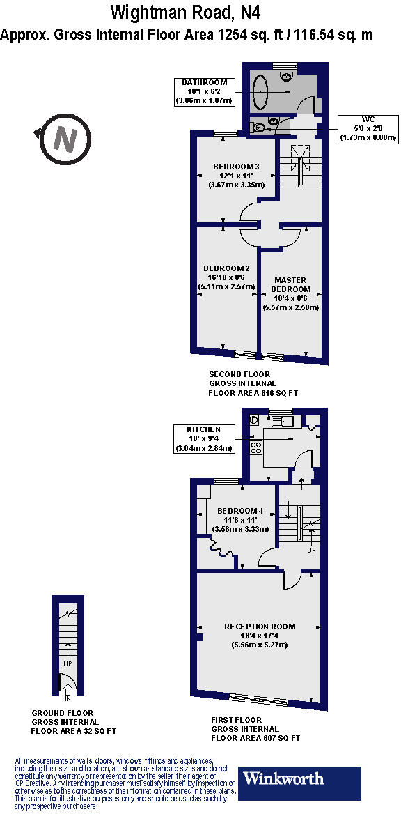 Wightman Road, London, N4 floorplan