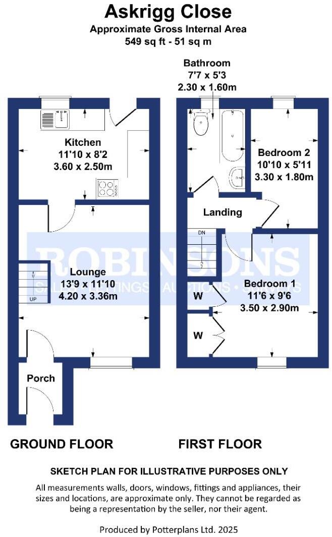 Askrigg Close, Ouston, Chester Le Street floorplan