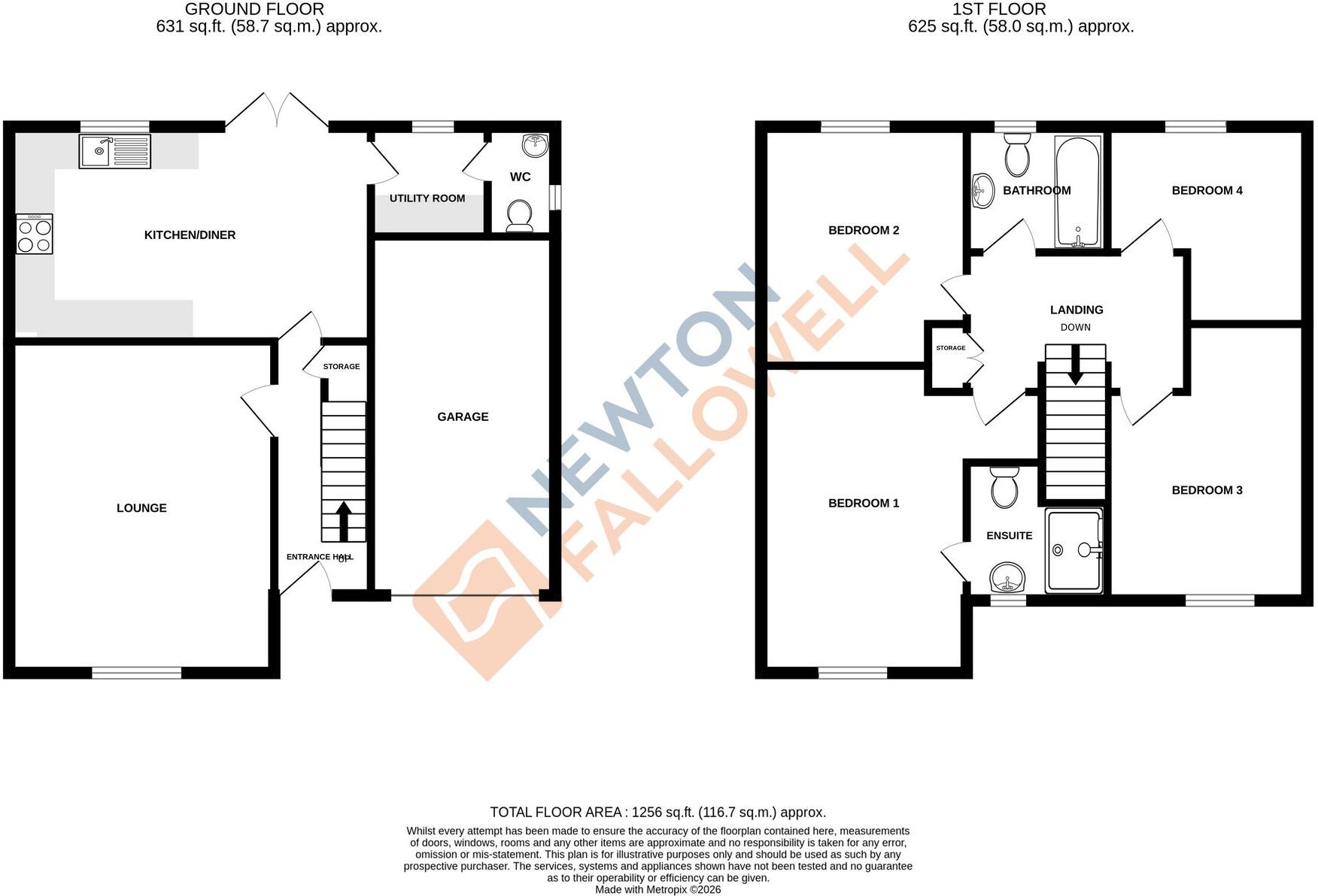 Dunn Crescent, Bourne, PE10 floorplan