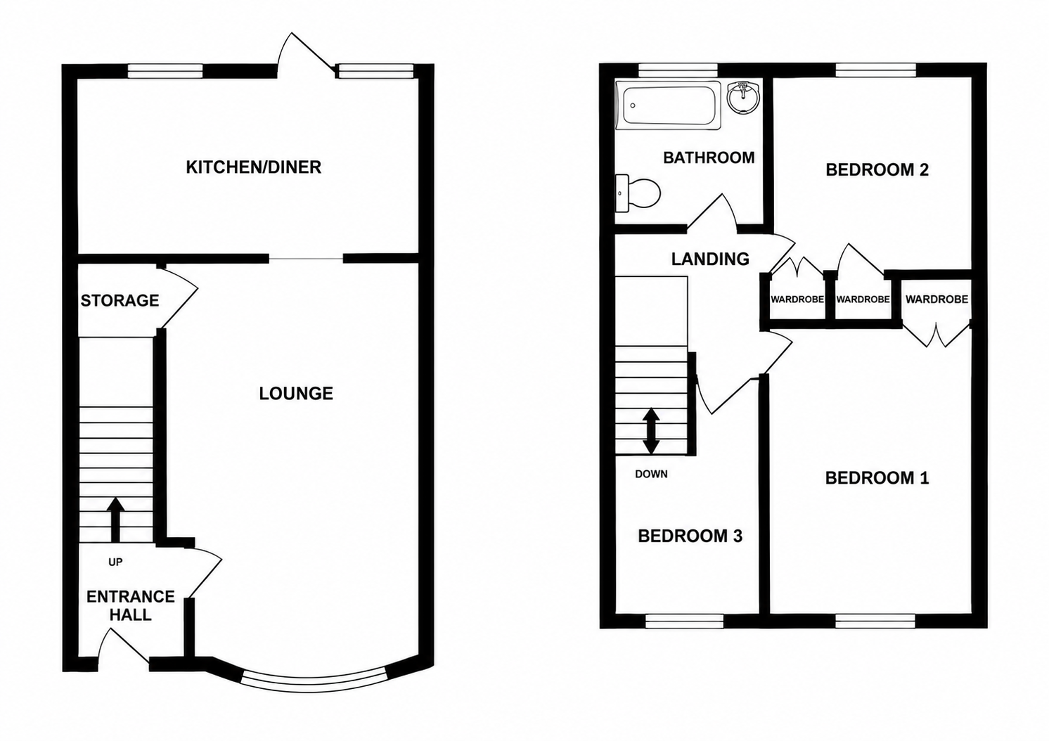 Bower Green, Chatham, Kent, ME5 floorplan