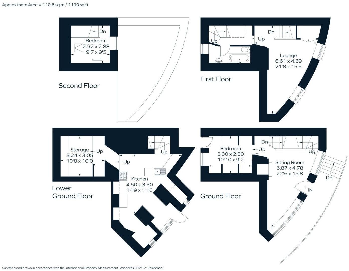 Wellington Terrace, Clifton, Bristol BS8 floorplan