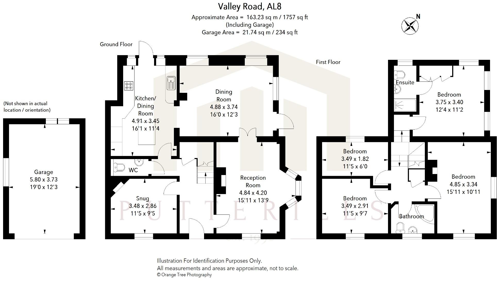 Valley Road, Welwyn Garden City, Hertfordshire, AL8 floorplan