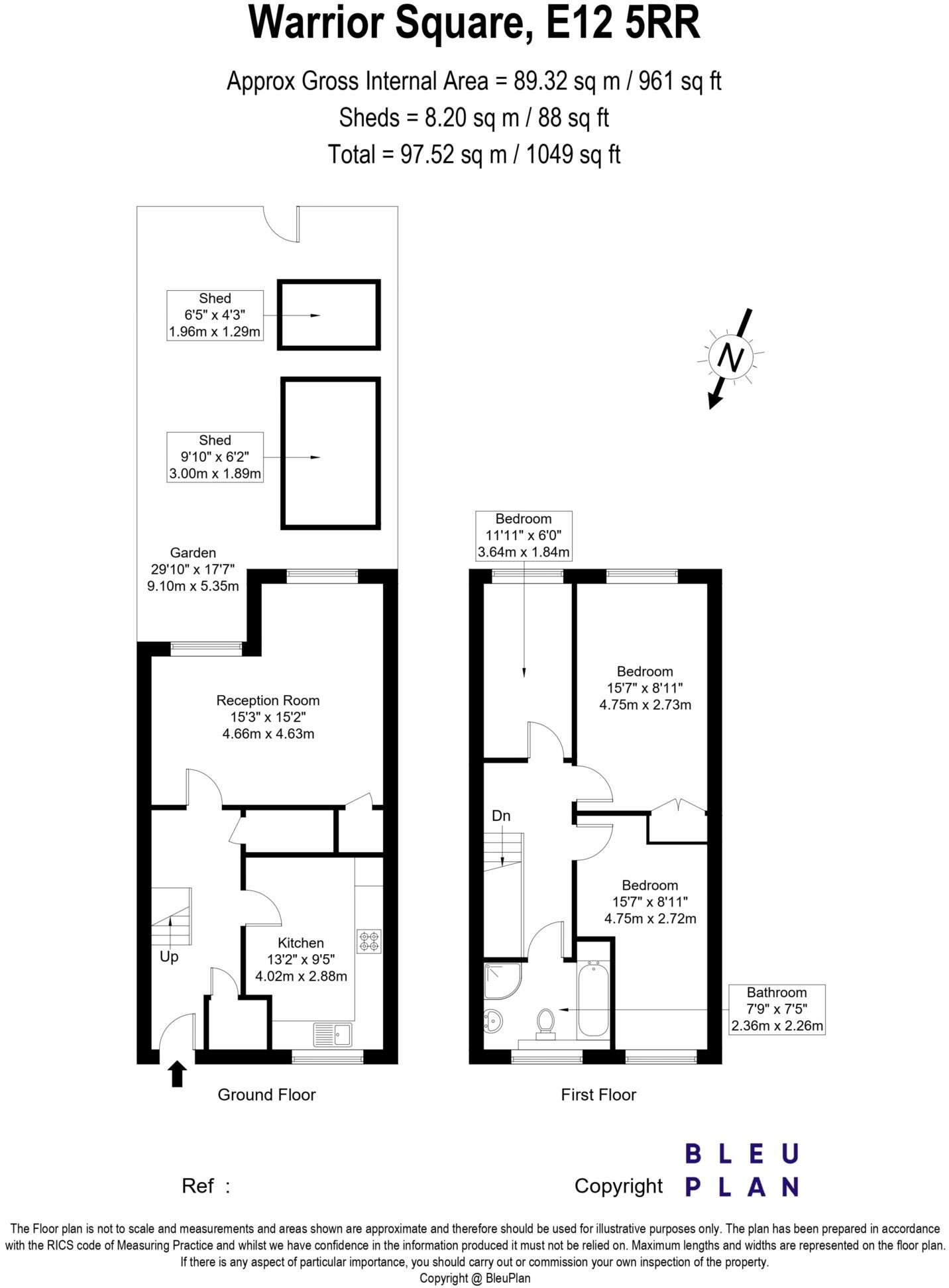 Warrior Square, Manor Park, E12 floorplan
