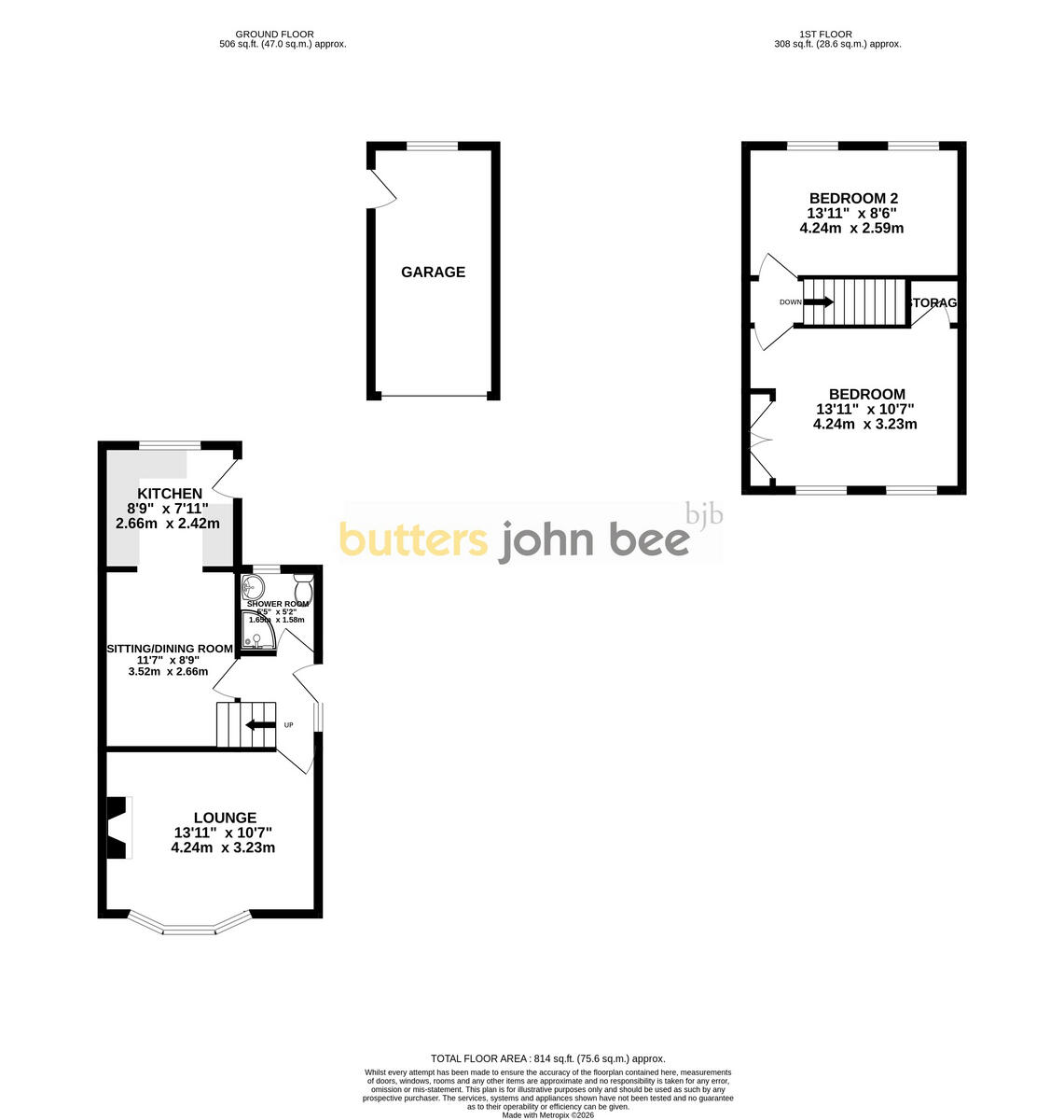 Grig Place, Alsager floorplan