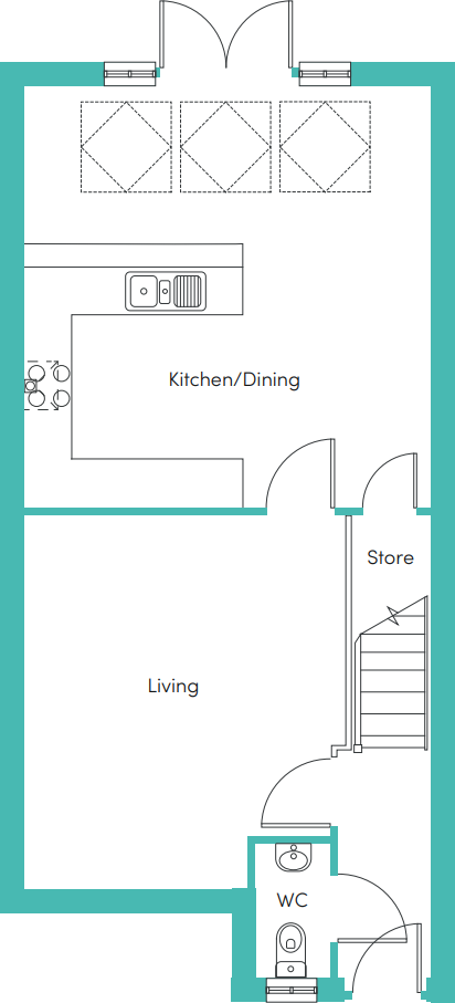 Elder Avenue, Telford TF1 floorplan